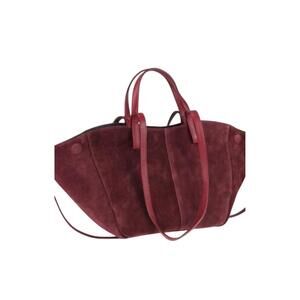 NEW TWO AMICIS women's hastings suede bag in bordeaux
